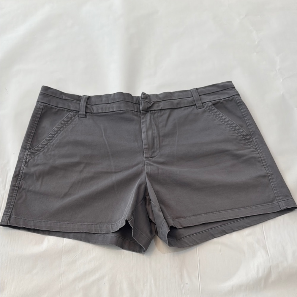 Tinsel Gray Cargo Shorts with Cuffed Legs
